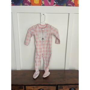 Girls 2t fleece footed pajamas